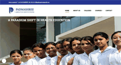 Desktop Screenshot of padmashree.org